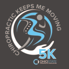 Chiropractic Keeps Me Moving Virtual 5k registration logo